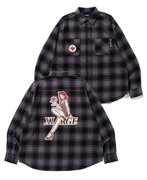 XLARGE PATCHED CHECK SHIRT