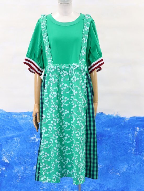 TSUMORI CHISATO BOTANICAL LACE DRESS