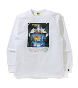 A BATHING APE BAPE INVASION L/S TEE M