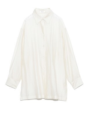FRAY I.D バックスリットシアーシャツ
