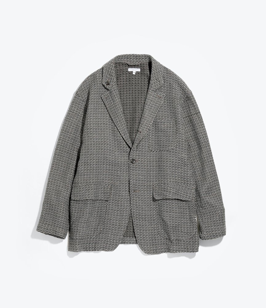 ENGINEERED GARMENTS LOITER JACKET - BASKETWEAVE CROSS DOBBY