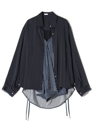 Rito SATIN STRIPE SHIRT