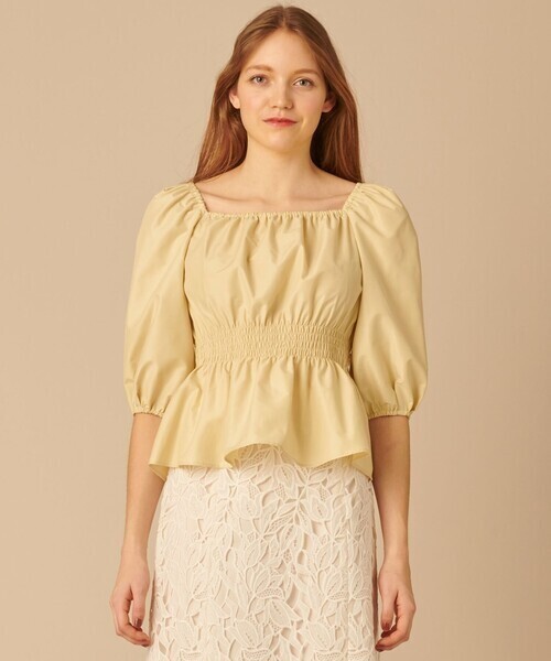 TOCCA Back Ribbon Puff Blouse ブラウス