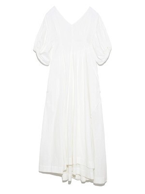emmi 【emmi atelier】Ecoリネン調ボリューム袖ワンピース
