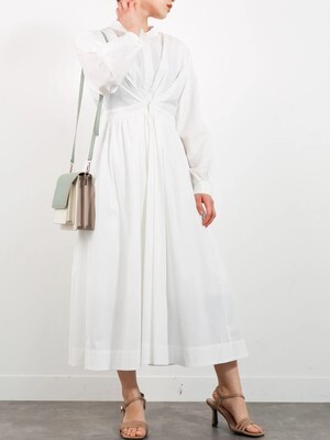 LADYMADE フロントタックシャツワンピース
