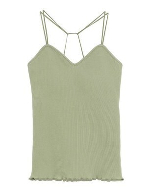 emmi 【emmi atelier】ブラカップ付き紐キャミソール
