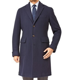stile latino ウール ポリアミド ツイル シングル4Bチェスターコート