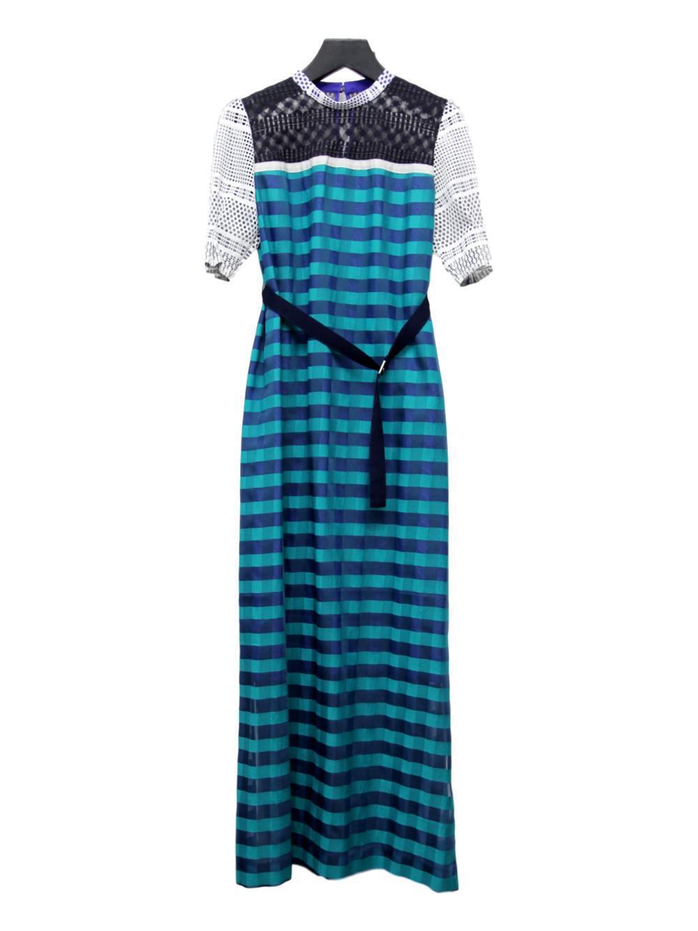 SOMARTA Grid Stripe Dress