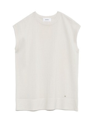 Mila Owen フレンチスリーブシルク混ビエラトップス