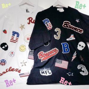 SPINNS ワッペン付BIGTシャツ