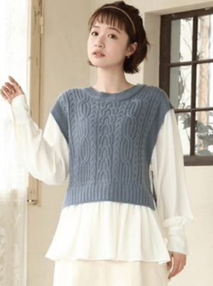 RETRO GIRL ケーブル切替ドッキングニット