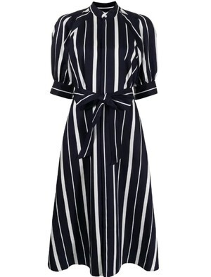 Polo Ralph Lauren tie-fastening striped silk dress
