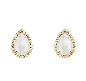 BOUCHERON serpent bohème white mother-of-pearl セルパンボエム スタッズイヤリング スモール