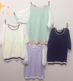 another libra ニットトップス