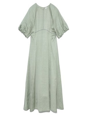 FRAY I.D レーヨンリネンボリュームスリーブワンピース