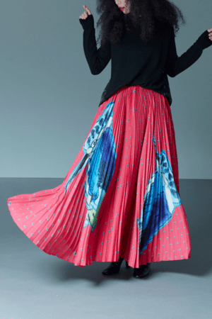 canaco_ PLEATED SKIRT（S-064)