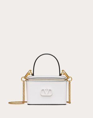VALENTINO VLOGO SIGNATURE グレインカーフスキン チェーンポーチ