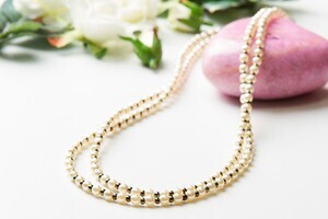 ESSERE MILANO パールロングネックレス