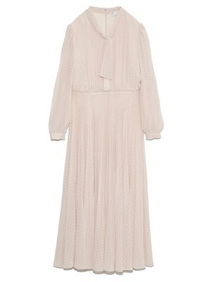 CELFORD シアーチェックタイワンピース