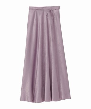 COCODEAL サテンエンボス加工バイアススカート