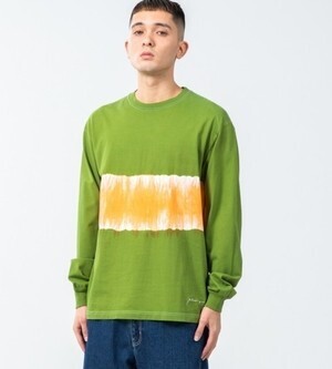 XLARGE L/S STRIPE TYEDYE TEE