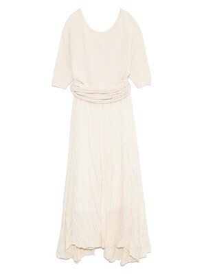 emmi 【emmi atelier】ニットドッキングワンピース