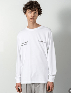 SLICK ドロップショルダープリントTシャツ(Joyful Noise)