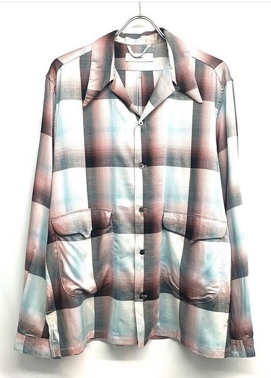SUGARHILL Ombré panama open-collar shirt