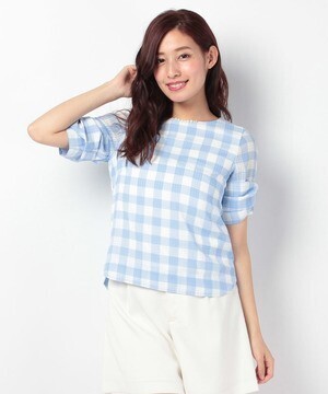 PATTERN fiona 袖リボンブラウス.半袖