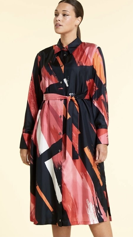 MARINA RINALDI TWILL DRESS