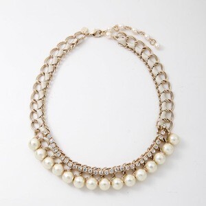 VENDOME BOUTIQUE コットンパールショートネックレス　VBPN405439DW