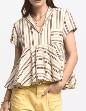 ottod'Ame Viscose sweater with ruffle