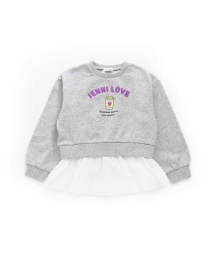 JENNI love シャツレイヤード風トレーナー