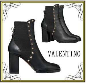 VALENTINO 【VALENTINO】ロックスタッズ ショートブーツ 80MM (VALENTINO/ショートブーツ・ブーティ) VW2S0I94VSL0NO【BUYMA】