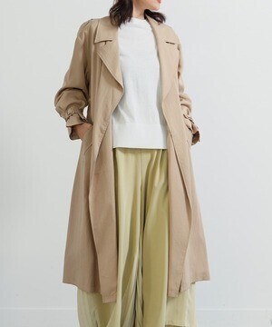 LADYMADE リヨセルツイルライダーストレンチコート