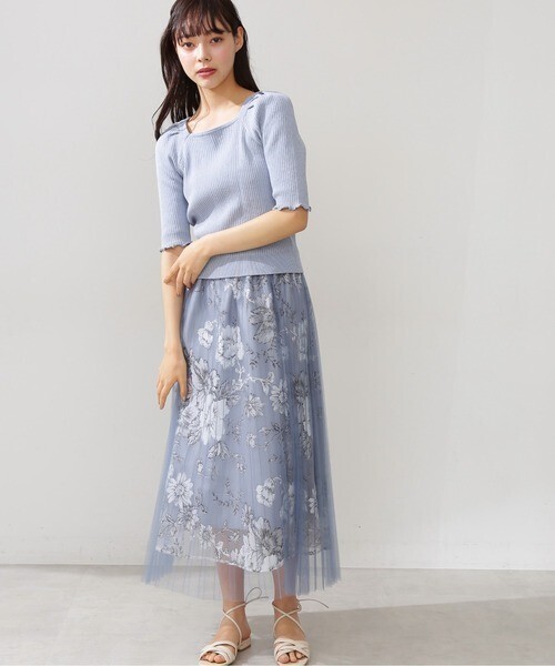 JILL by JILLSTUART モノトーンオパールスカートセット