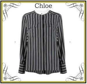 Chloé 【Chloe】ストライプ シャツ (Chloe/ブラウス・シャツ) CHC20AHT26333【BUYMA】