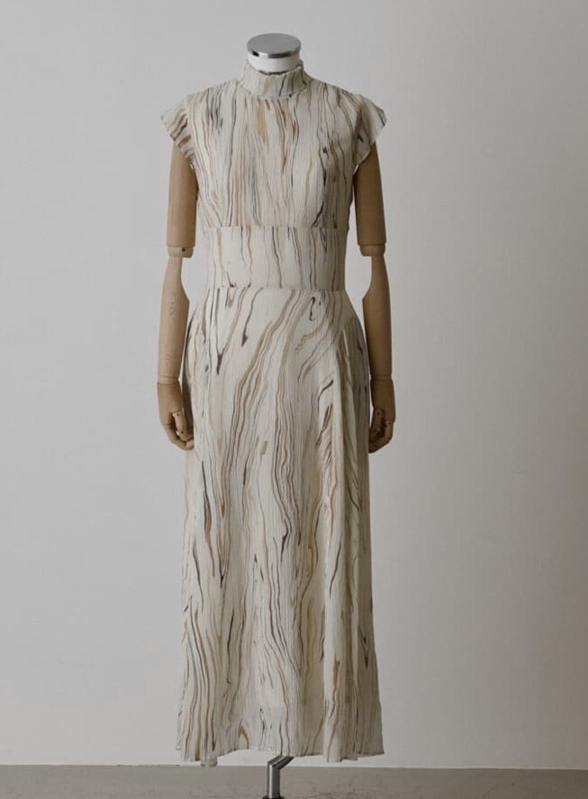 RIM.ARK Marble ink flowing dress