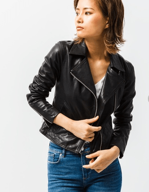 ALLSAINTS VELA LEATHER BIKER JACKET