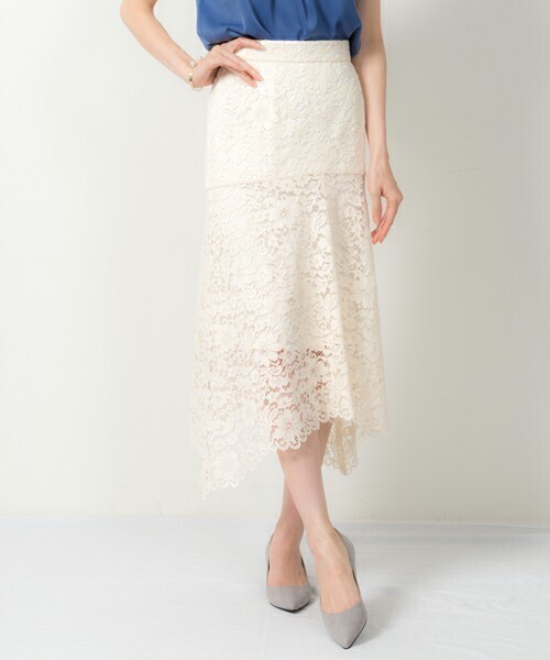TONAL レースアーチヘムスカート