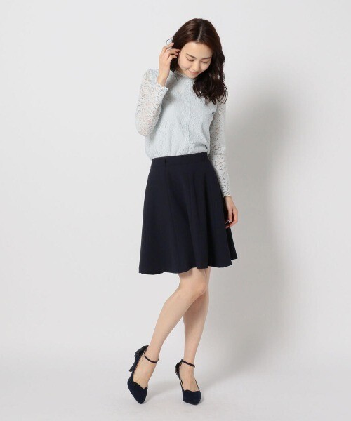 MISCH MASCH テープ付きレースブラウス