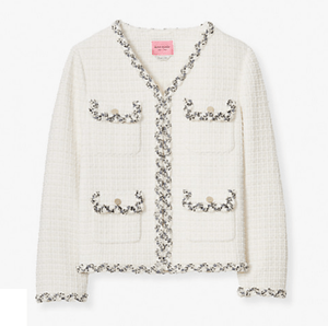 kate spade new york メインライン フローラ ツイード ジャケット
