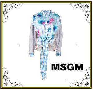 MSGM 【MSGM】パッチワーク シャツ (MSGM/ブラウス・シャツ) 3041MDE09Y217152【BUYMA】