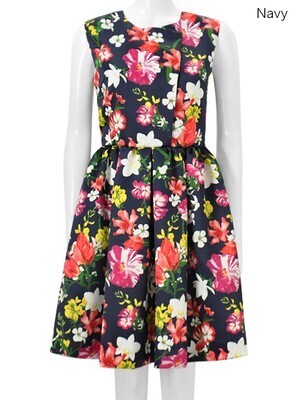 Chesty Chesty e-boutique : Tuck Gather Flower Onepiece