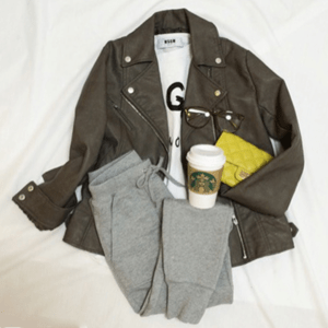Dolce. ライダースジャケット（Ash gray）