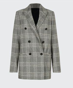 ALLSAINTS ASTRID CHECK BLAZER