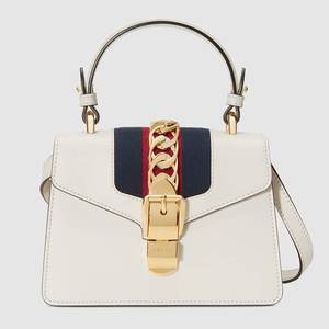 GUCCI 〔シルヴィ〕 レザー ミニバッグ