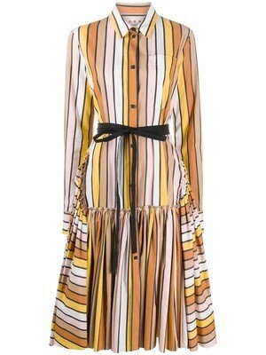 MARNI ストライプ シャツドレス