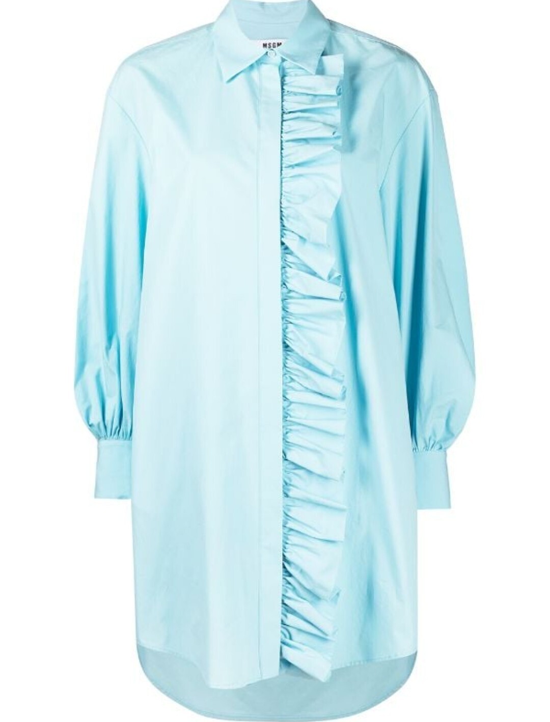 MSGM ラッフル シャツドレス