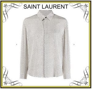 SAINT LAURENT 【Saint Laurent】ドット柄ブラウス (Saint Laurent/ブラウス・シャツ) 631552Y5C41【BUYMA】